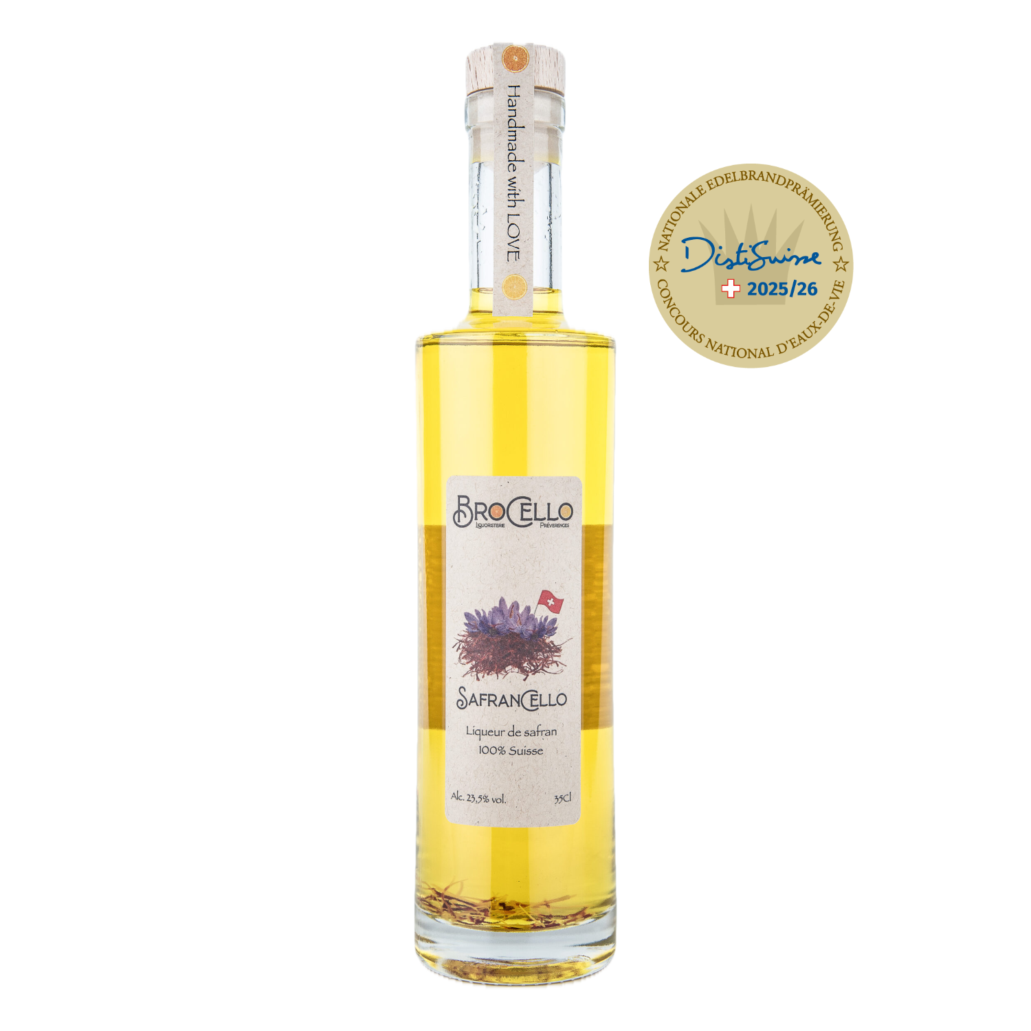 BroCello - Liqueurs artisanales fabriquées à Préverenges 4 Liqueur de Safran