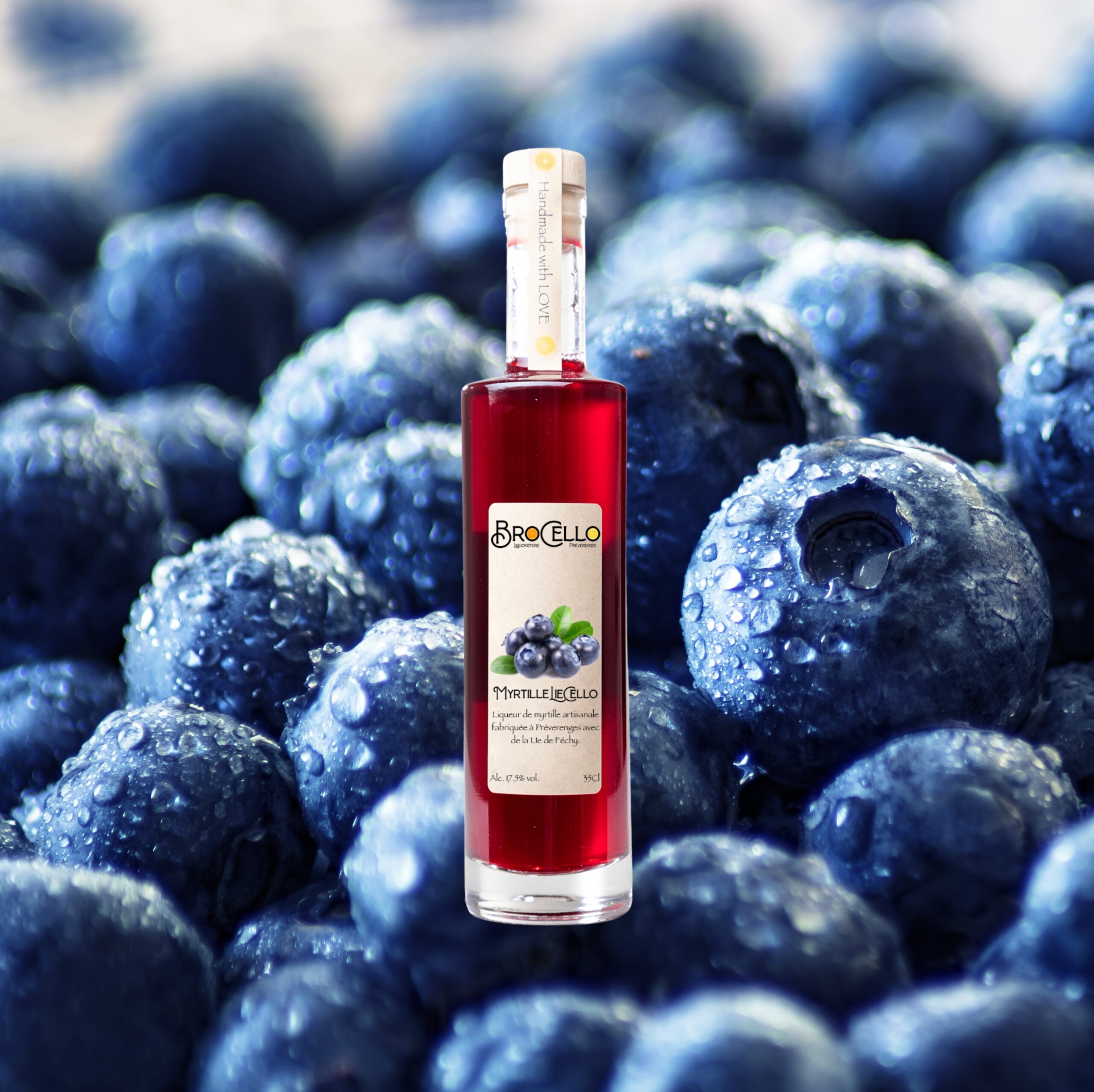 MyrtilleLieCello 35cl - Liqueur de myrtille à base de Lie 2 Liqueur de myrtille